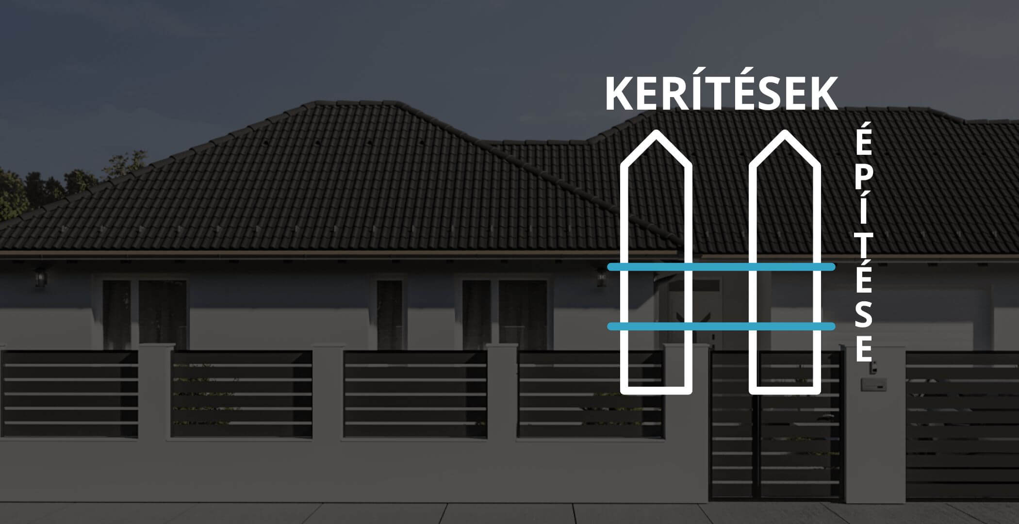 Kerítések felújítása és kerítések építése a tervezéstől, engedélyeztetésen át, a megvalósításig